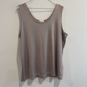 Chicos Traveler’s shimmer tanktop womens‎ size XL